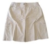 ladies 100%cotton  casual skirt
