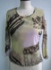 ladies 100% nylon mesh t-shirt