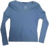 ladies 80% rayon 20% nylon 12gg 3x3 rib sweaters, fashion sweater, pullover