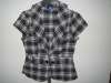 ladies check  blouse