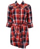 ladies check cotton blouse