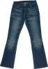 ladies denim jeans(hard stone washed)