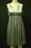 ladies' dress in silk satin