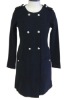 ladies knitted long coat