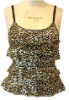 ladies' knitted tank top w/sequin