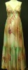 ladies' printed long dress