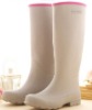 ladies rain boots (PVC&rubber made in Quanzhou)