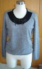 ladies' round neck long sleeve pullover