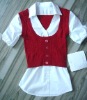 ladies shirt and short vest
