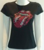 ladies' t-shirt with rhinestones