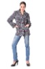 ladies' wool blended woven jacket