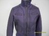 lady's washed pu jacket