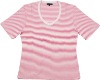 latest 2009 ladies flexible& LED T-shirt