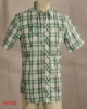 men's casual  shirt  check shirt cotton shirt