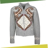men's jacquard cardigan