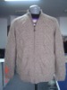 men's wool sweater with soft fur lining