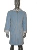 micro fleece men's zipper bathrobe / home wear