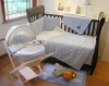 moses basket and baby bedding set