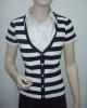 multi stripes twofer swater