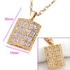 necklace pendant, Zircon Pendant,90216-31