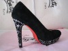 newest fashion real leather Louboutine women shoes,dress shoes,popular ladies' high heel shoes