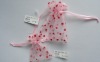 organza pouch with hearts