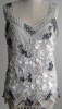 poly-mesh lace embroidered ladies tank top (02)