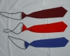 polyester plain dyed students' necktie with rubber band
