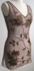 polymesh beaded ladies tank top (LD09-51) /