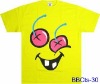 popular colorful branded casual t-shirts