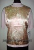 print silk blouse