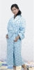 printed micro-fiber bathrobe(fashion bathrobe,100% polyester coral fleece bathrobe,ladies' bathrobe)