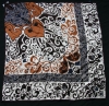 printed scarf, square scarf, ladies's scarf