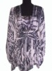 printing   blouse/coat/cloth/fashion/crinkle