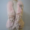 rabbit fur vest