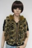 rabbit fur waistcoat
