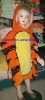 reactive printed children's bathrobe