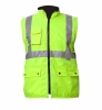 reversible warmer vest/reflective vests/safety bodywarmer