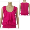 ruffle collar fashion ladies' blouse