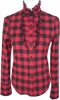 ruffle collar shirt