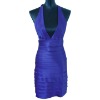 satin layer dress