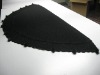 shawl with fur decoration