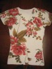 short sleeve sweater.;fashion sweater.ladies' knitted sweater