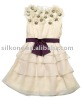 silk chiffon one-piece dress