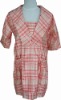 silk mixed blouse