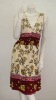 silk noil dress