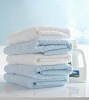 solid colour plain weave bath towel