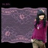 stretch lace (B039-2 Width:6CM Repeat:7.7CM)
