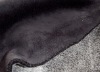 suede bonding with two tone fur
