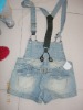 suspender shorts
